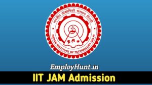 IIT JAM Admission