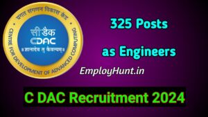 C-DAC Recruitment 2024