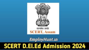 SCERT D.El.Ed Admission 2024