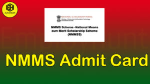 NMMS Admit Card Download